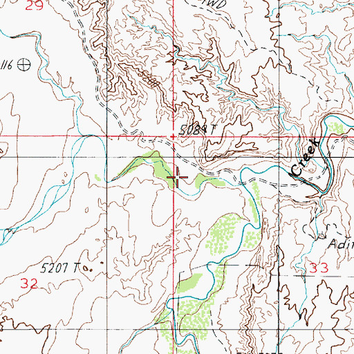 Topographic Map of Fivemile Wash, UT