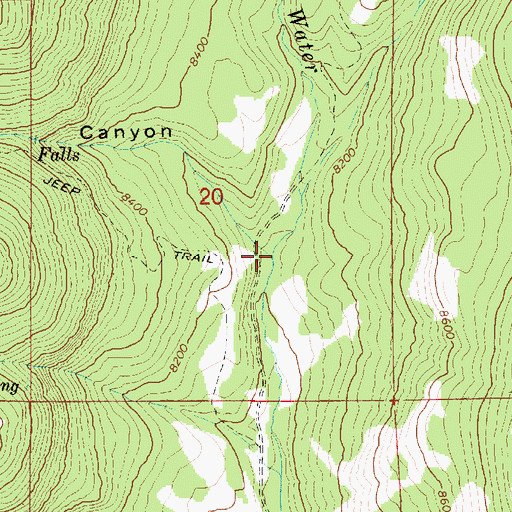 Topographic Map of Fly Canyon, UT