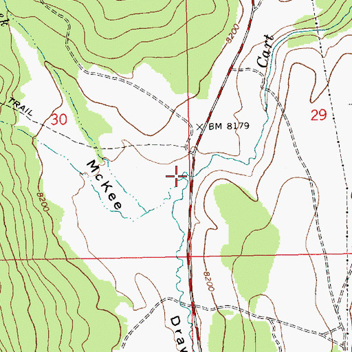 Topographic Map of Francis Creek, UT