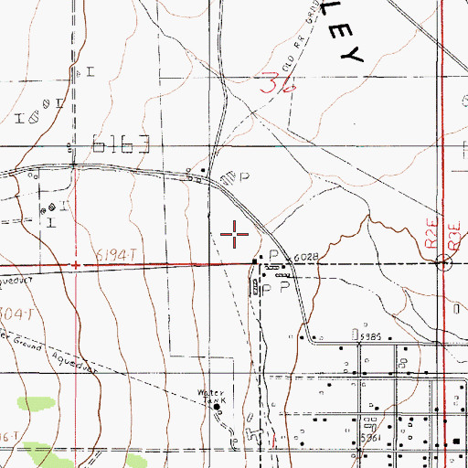 Topographic Map of Gammett Creek, UT