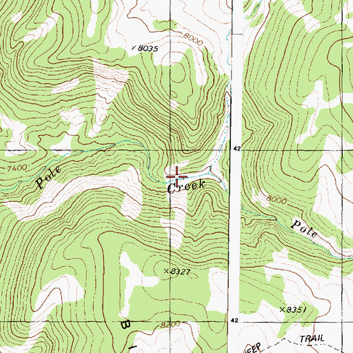 Topographic Map of Gardner Hollow, UT