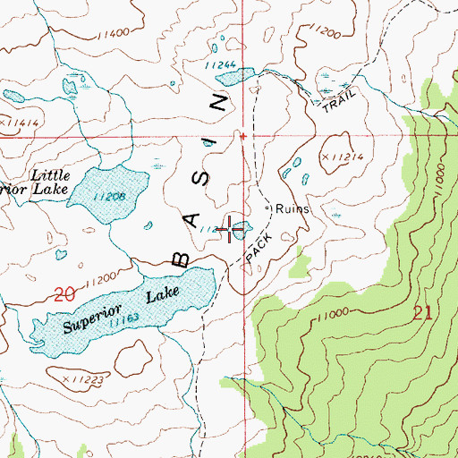 Topographic Map of Garfield Basin, UT