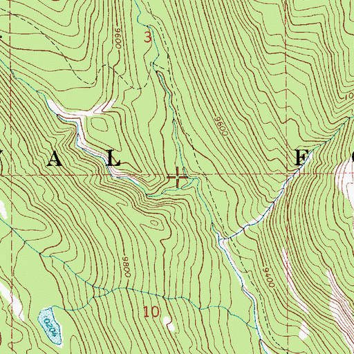 Topographic Map of Garfield Creek, UT