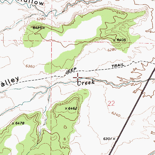 Topographic Map of Gilson Valley, UT