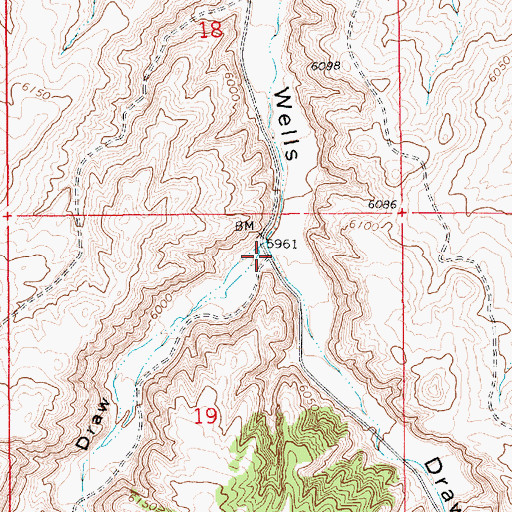 Topographic Map of Gilsonite Draw, UT