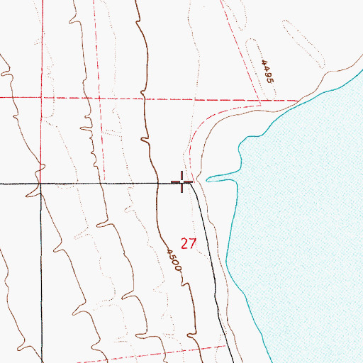 Topographic Map of Goshen Valley, UT