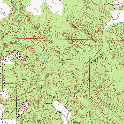Topographic Map of Eagle Mills (historical), AL
