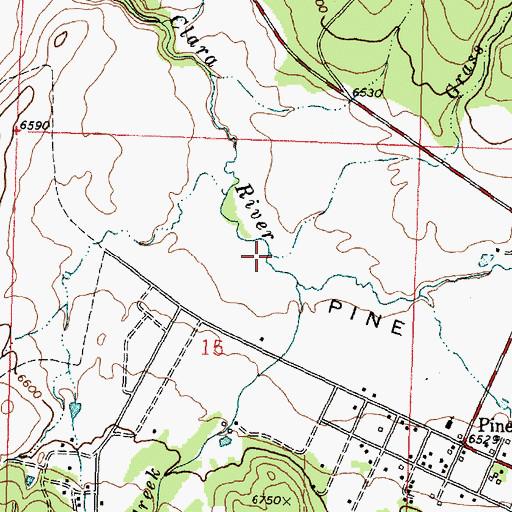Topographic Map of Grass Valley Creek, UT