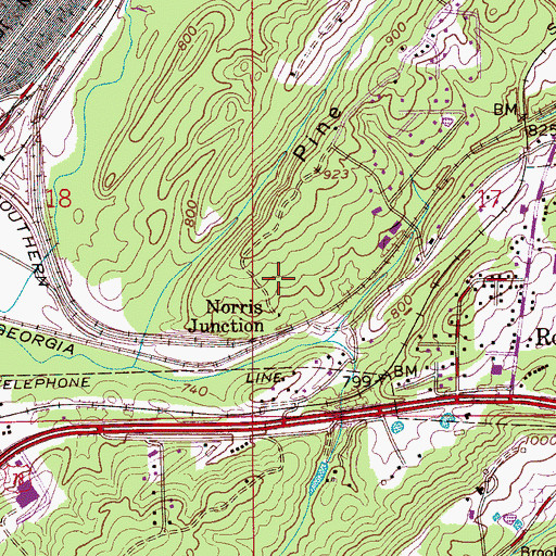 Topographic Map of Earltown Cemetery, AL