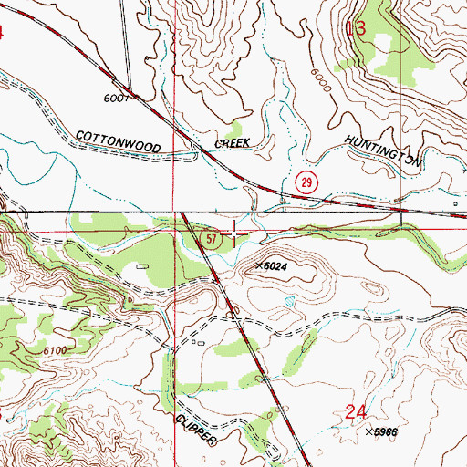Topographic Map of Grimes Wash, UT