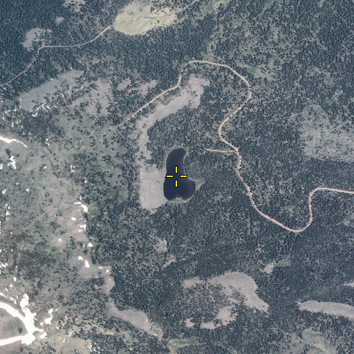 Aerial/Satellite Image of Hacking Lake, UT