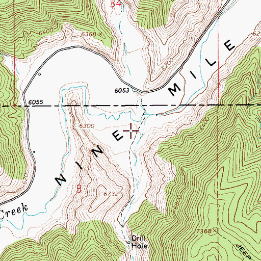 Topographic Map of Harmon Canyon, UT