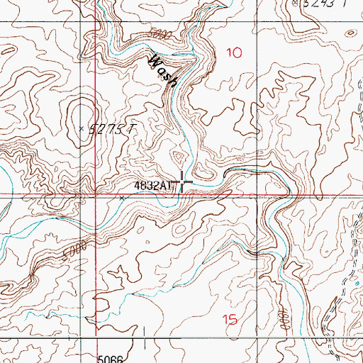 Topographic Map of Hartnet Draw, UT