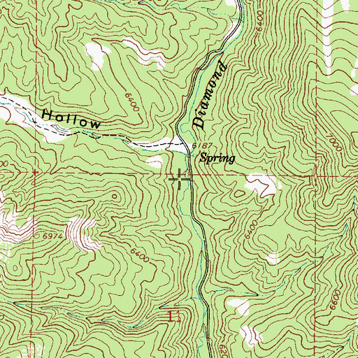 Topographic Map of Hawthorn Campground, UT