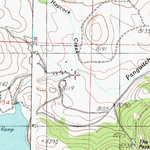 Topographic Map of Haycock Creek, UT
