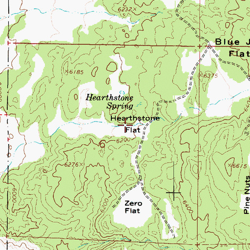 Topographic Map of Hearthstone Flat, UT