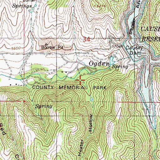 Topographic Map of Heater Hollow, UT