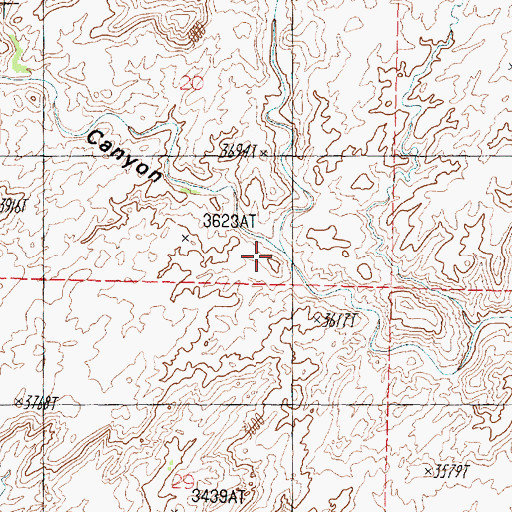 Topographic Map of Heath Wash, UT