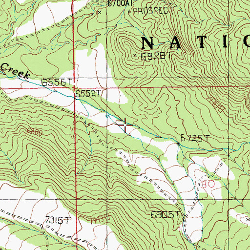 Topographic Map of Hell Canyon, UT