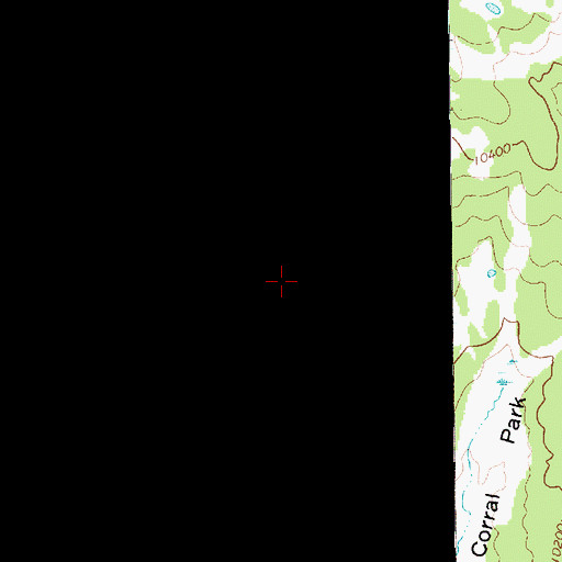 Topographic Map of Hells Kitchen Park, UT