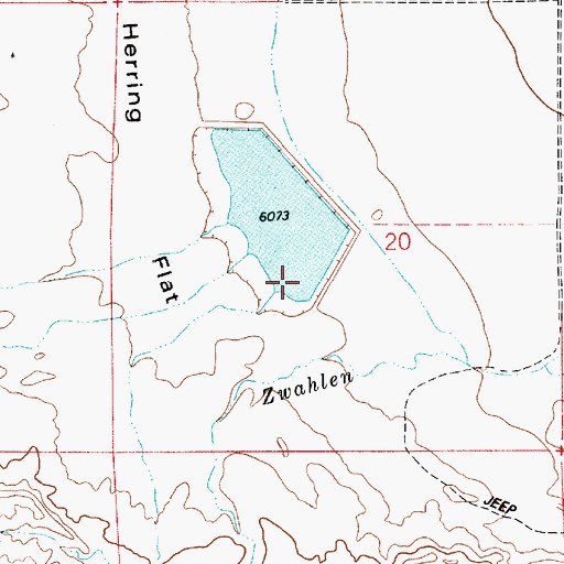 Topographic Map of Herring Flat, UT