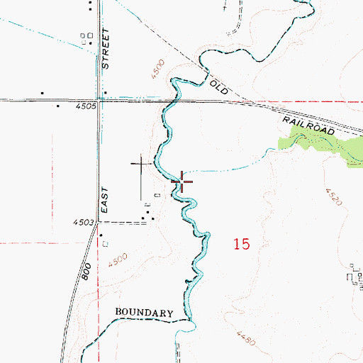 Topographic Map of High Creek, UT