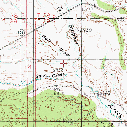 Topographic Map of Holt Draw, UT