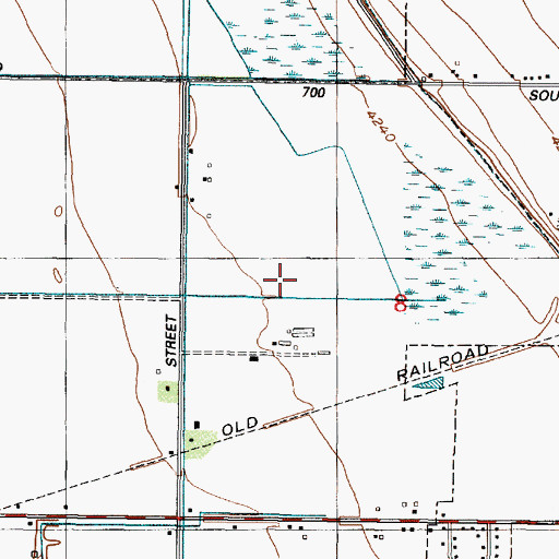 Topographic Map of Hooper Canal, UT