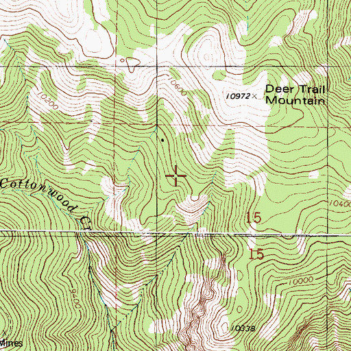 Topographic Map of Horse Heaven, UT