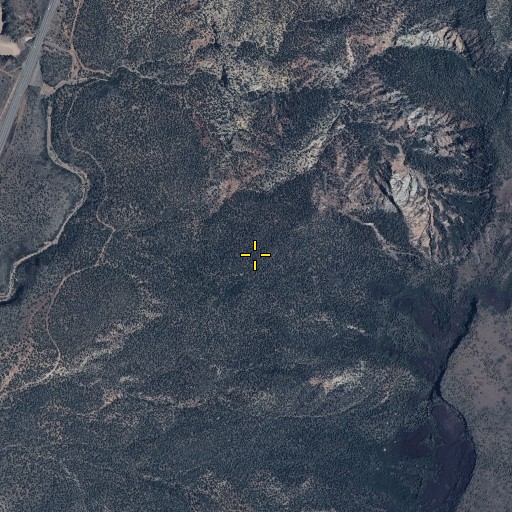 Aerial/Satellite Image of Hurricane Cliffs, UT