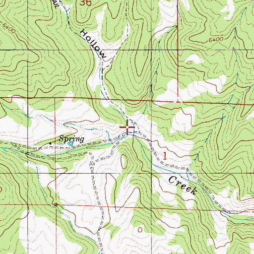 Topographic Map of Hyle Hollow, UT