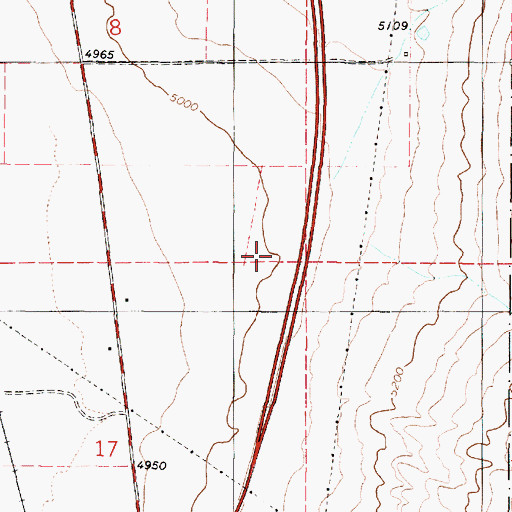 Topographic Map of Ingram Canyon, UT