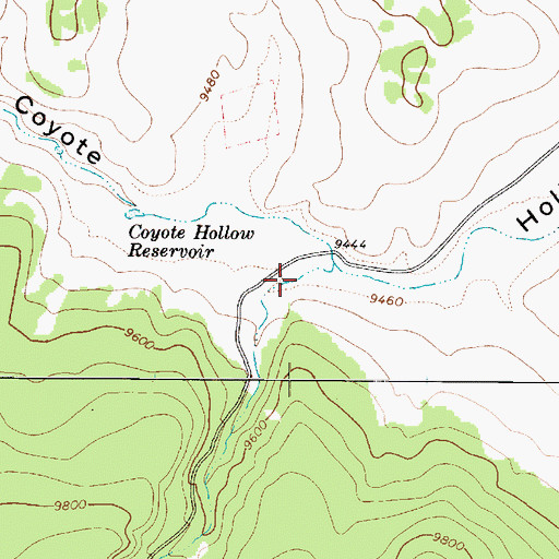 Topographic Map of Iron Spring Draw, UT
