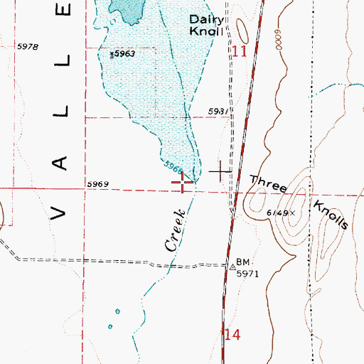 Topographic Map of Ivie Creek, UT