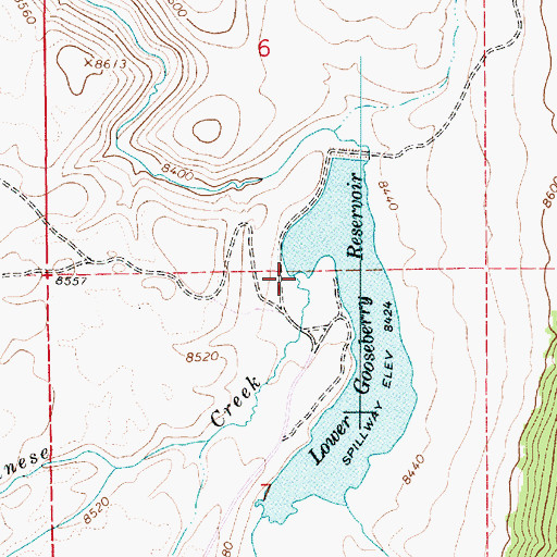 Topographic Map of Japanese Creek, UT