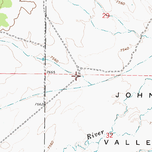 Topographic Map of John L Swale, UT
