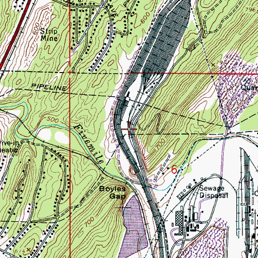 Topographic Map of Gardner (historical), AL
