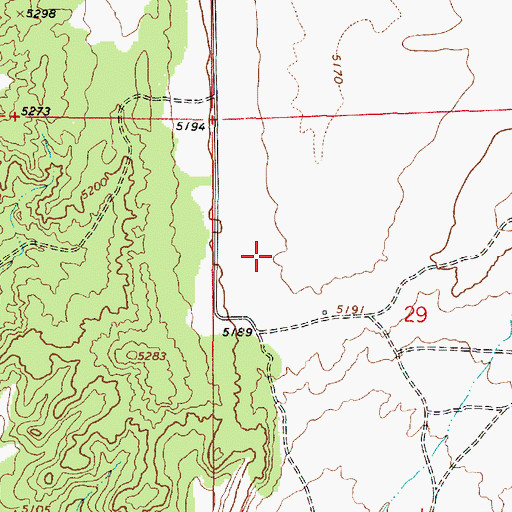 Topographic Map of Juab Valley, UT