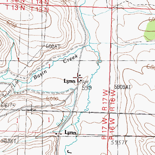 Topographic Map of Junction School, UT