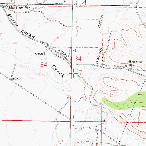 Topographic Map of Kane Canyon, UT