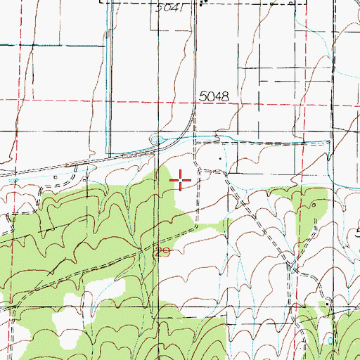Topographic Map of Kanosh Cemetery, UT