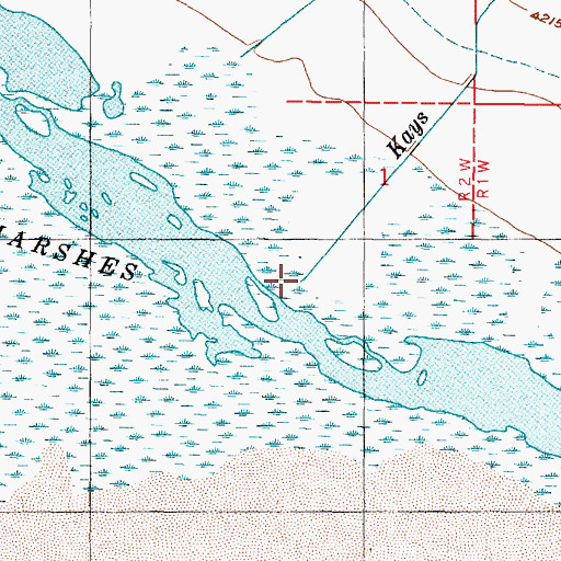 Topographic Map of Kays Creek, UT