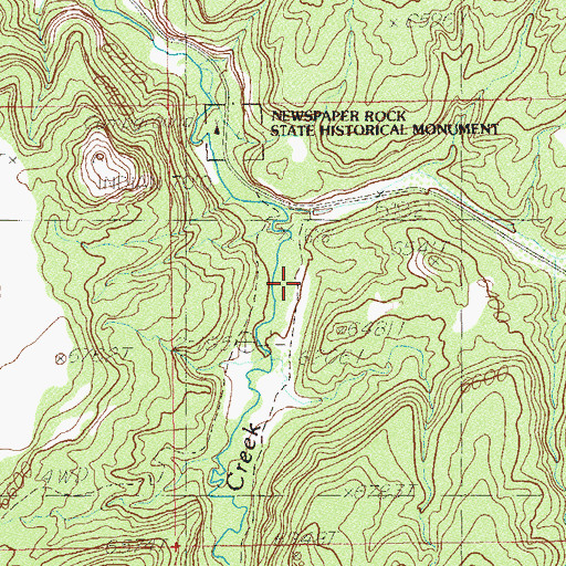 Topographic Map of Kelly Ranch, UT