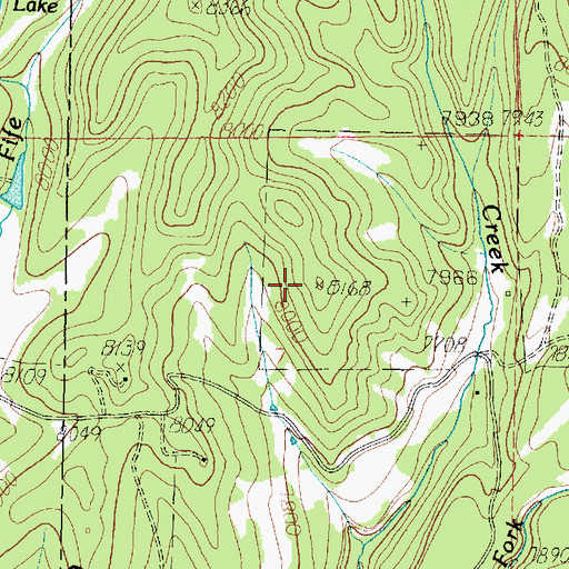 Topographic Map of Kolob Terrace, UT