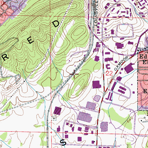 Topographic Map of Graces (historical), AL