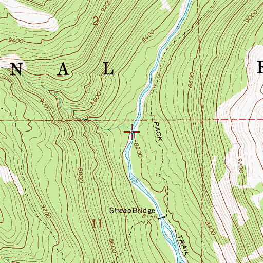 Topographic Map of Krebs Creek, UT