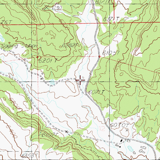 Topographic Map of L-C Ranch, UT
