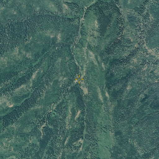 Aerial/Satellite Image of Left Fork Shingle Mill Creek, UT