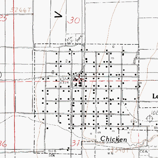 Topographic Map of Levan, UT
