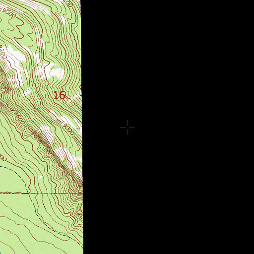 Topographic Map of Lily Lake Creek, UT
